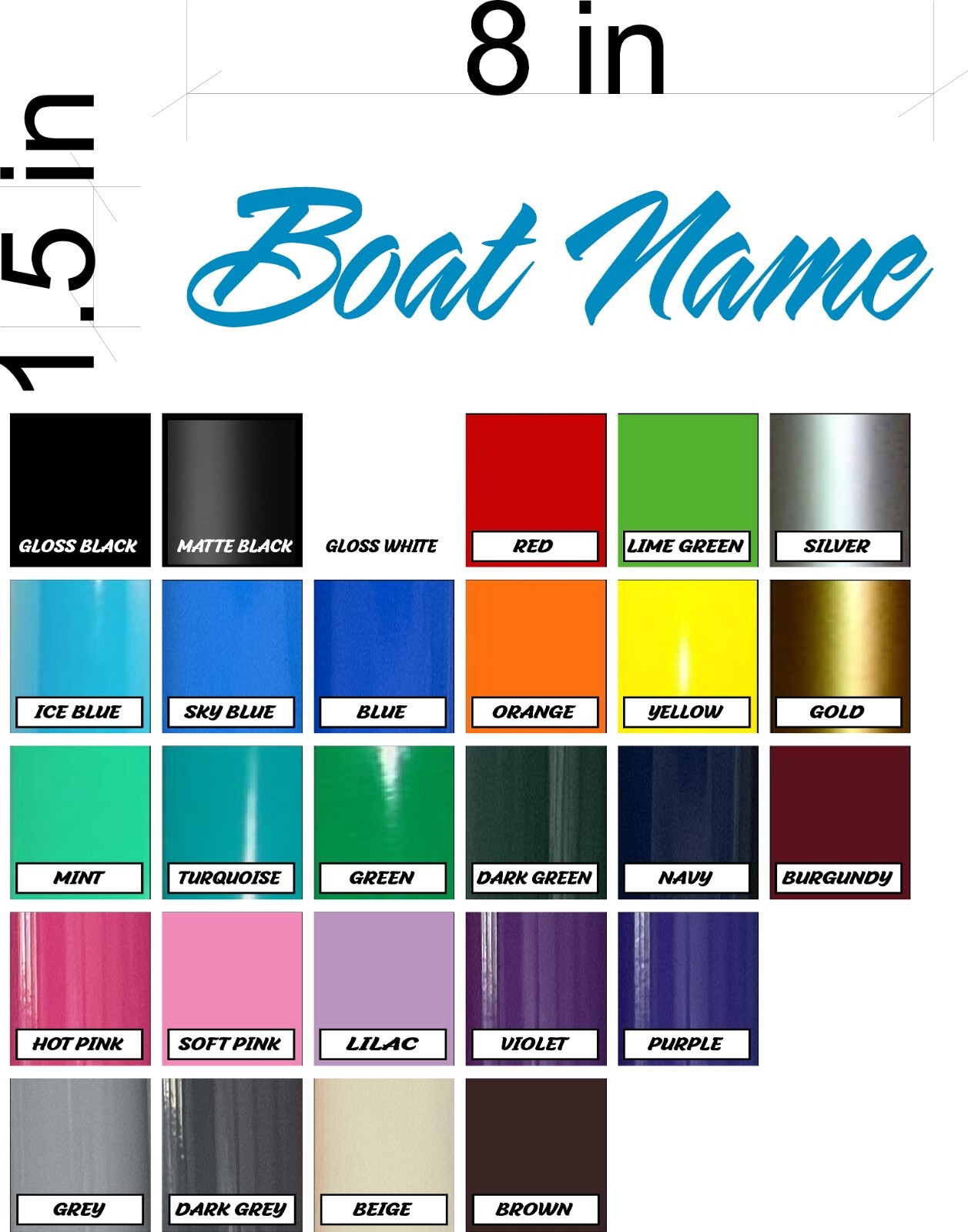 Custom Windshield Decal, Personalized Automotive Vinyl text graphic CTDC