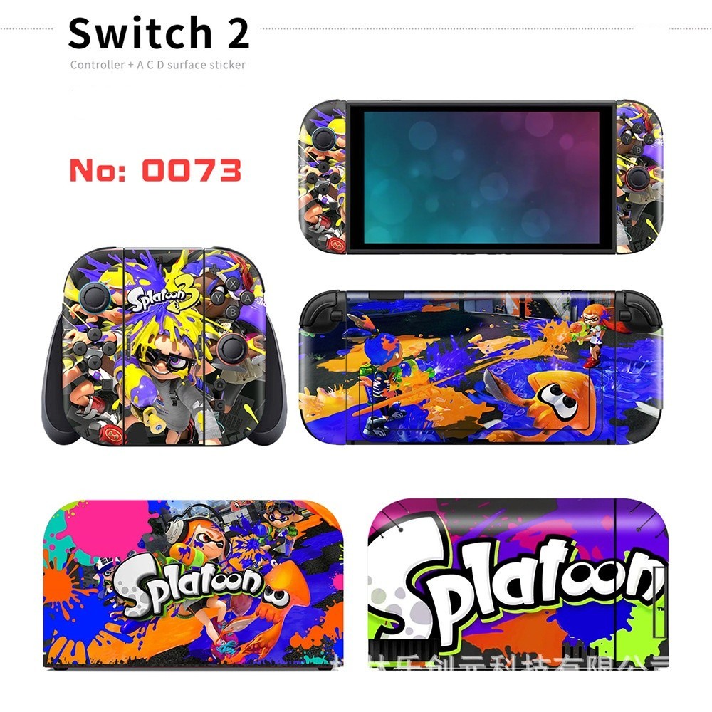 Vinyl Decal Skin Sticker for Nintendo Switch 2 Console + Joy-Con + Dock