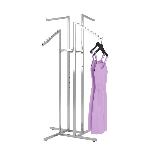 Econoco K12 4-Way with 2 Straight and 2 Slant Arms – Square Tubing