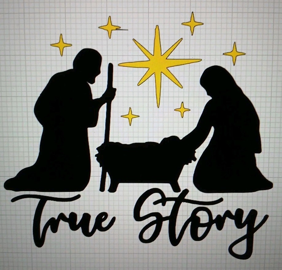 True Story Jesus Decal