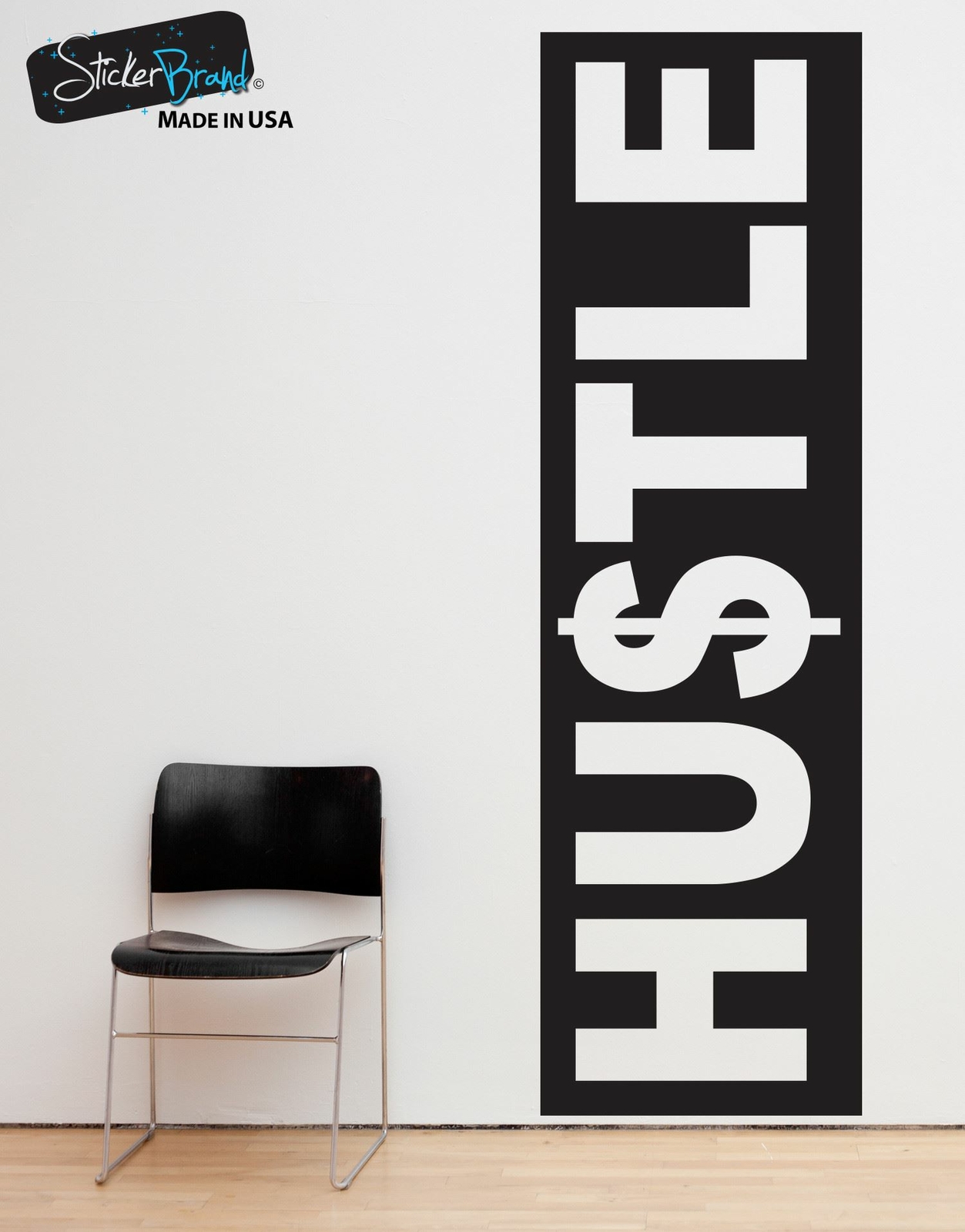 Hustle Motivational Quote Vinyl Wall Decal Sticker #6059