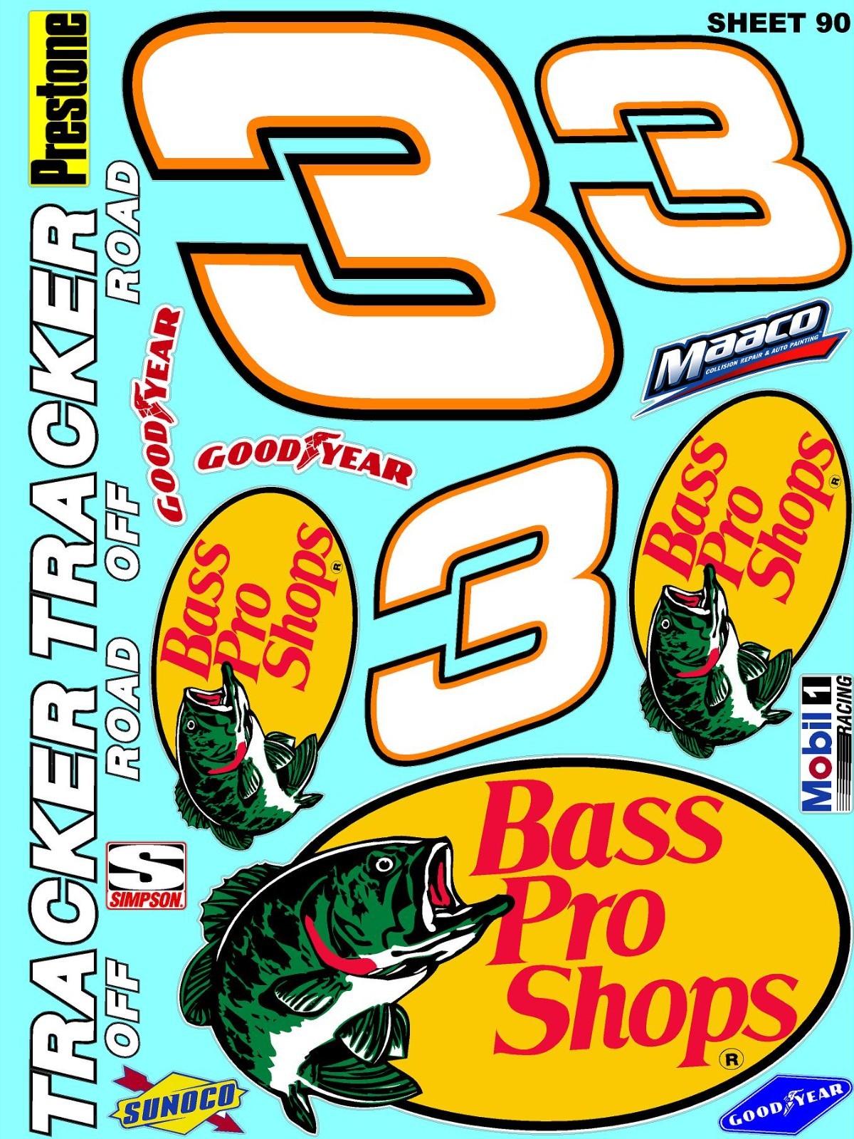 White Vinyl Sticker Sheet 90 nascarlosi-R/c Model Decal fits 1/24-1/16 Scale CUT