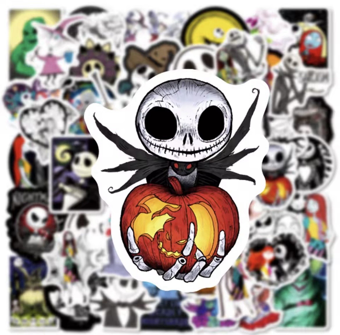 Nightmare Christmas Character Stickers 50pk Random Scary Christmas FREE SHIPPING