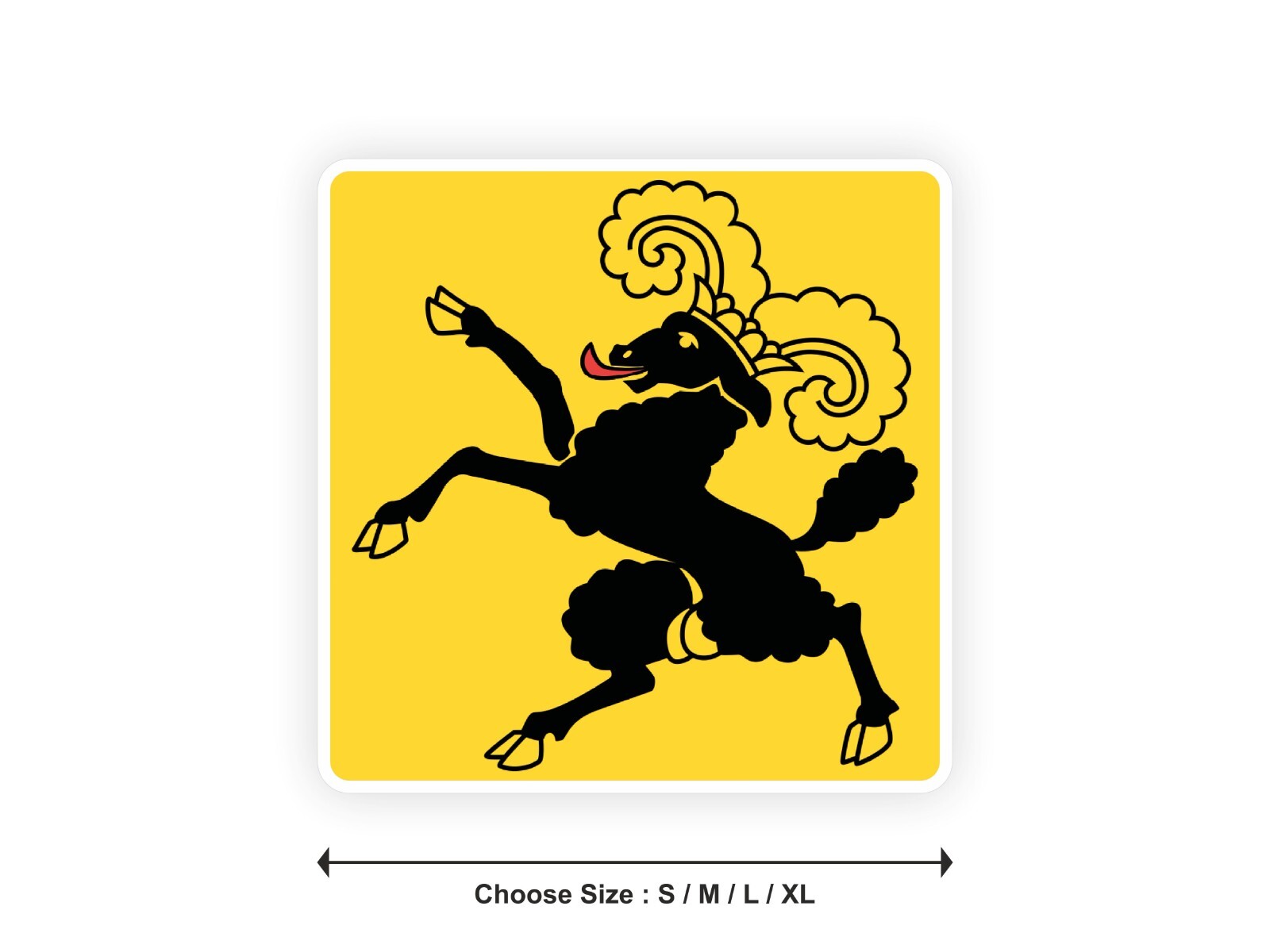 Sticker flag SWITZERLAND SCHAFFHAUSEN SCHAFFHOUSE swiss 2,7′′(S)7,8′′(XL) decal