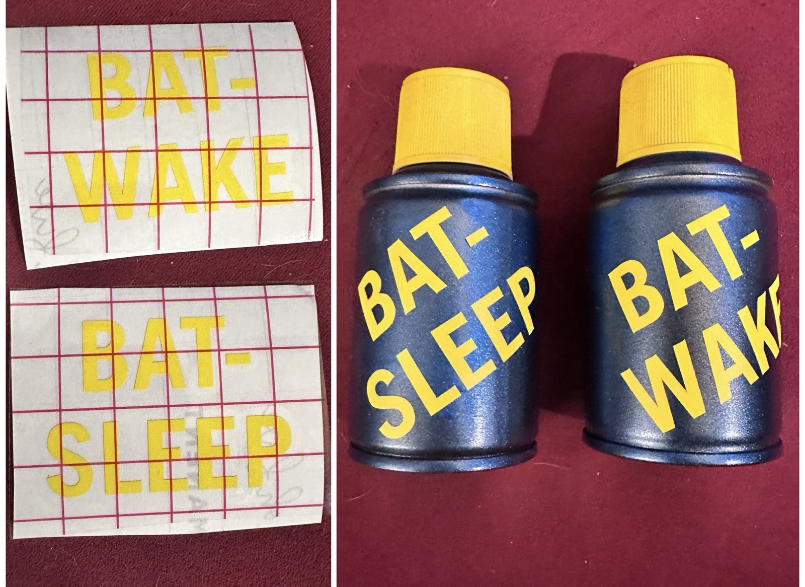 Bat Wake / Sleep Decal Set – Batman 66