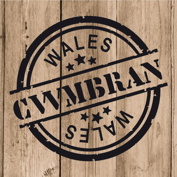Cwmbran Sticker Vinyl 10 cm / 4" Decal Stamp Cwmbran Wales Car Laptop Tablet