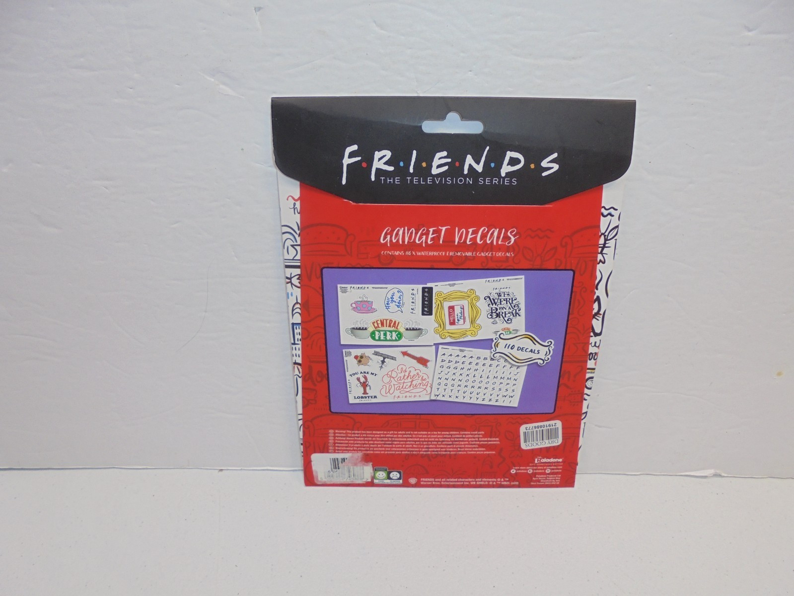 Friends Gadget Decals – Removable Waterproof Laptop Phone Stickers 4 Sheets