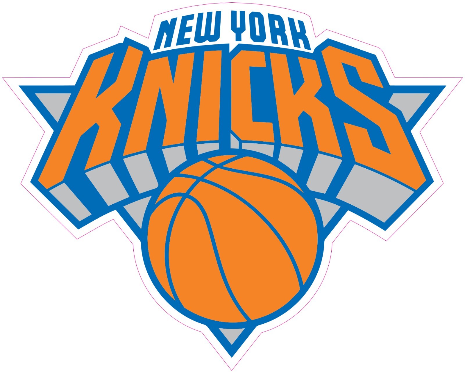 New York Knicks Basketball Vinyl Decal Sticker Car Truck Bumper Tumbler Mug