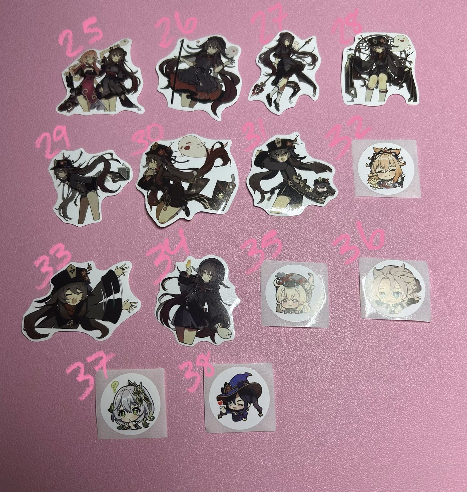 Genshin Impact And More Anime Stickers – 8