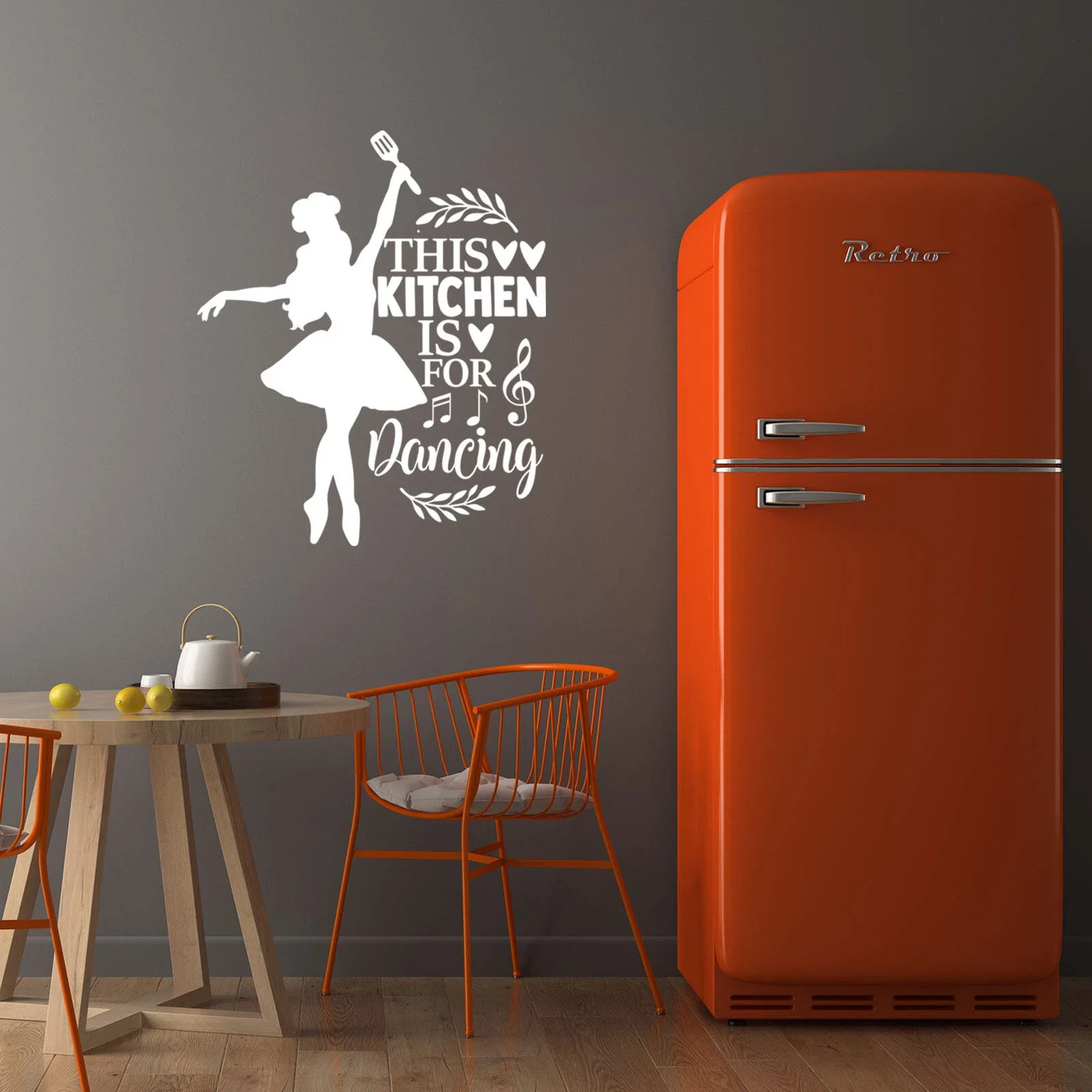 Wall Art Stickers This Kitchen Is for Dancing Home Decals Kitchen Quotes