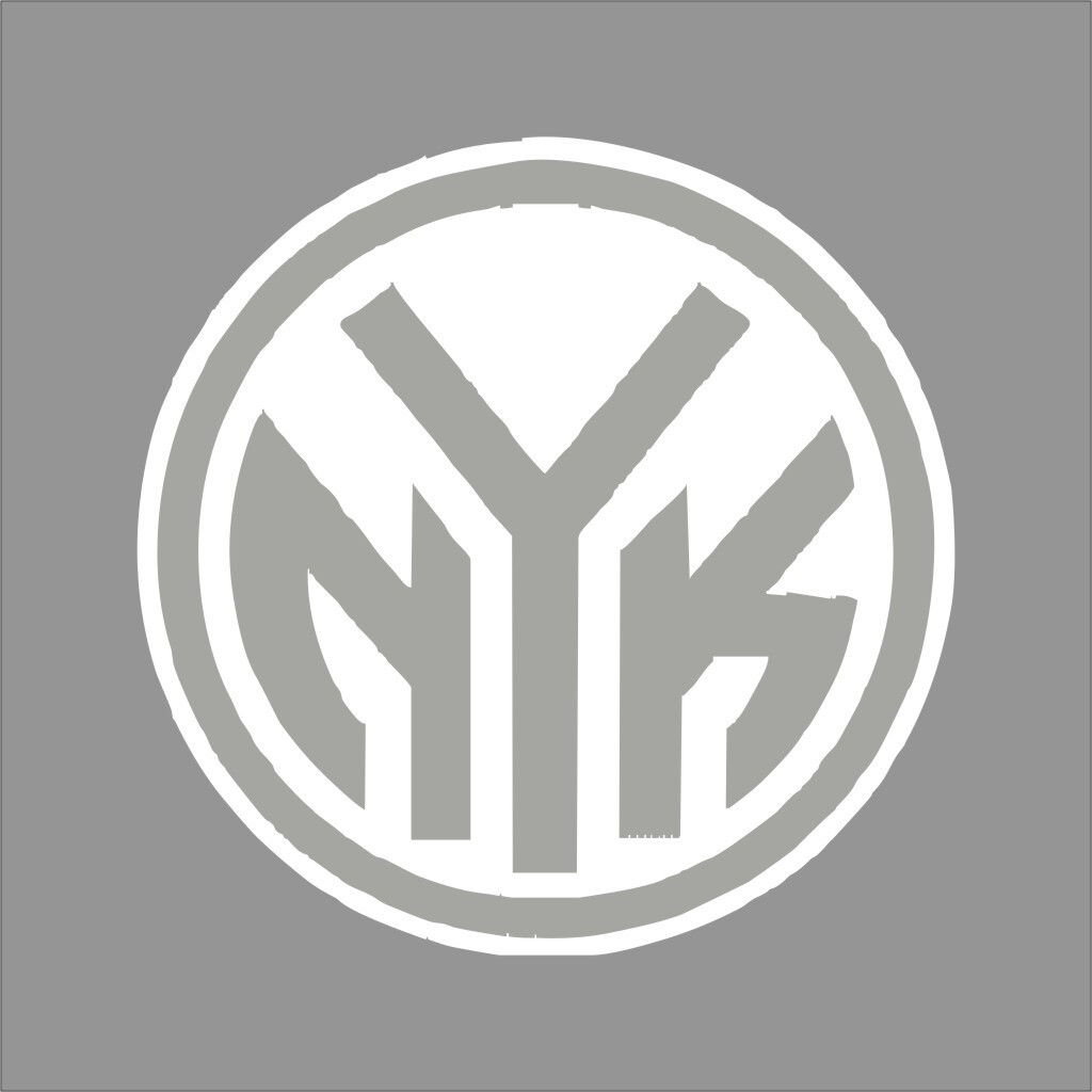 New York Knicks #6 NBA Team Logo 1 Color Vinyl Decal Car Window Wall