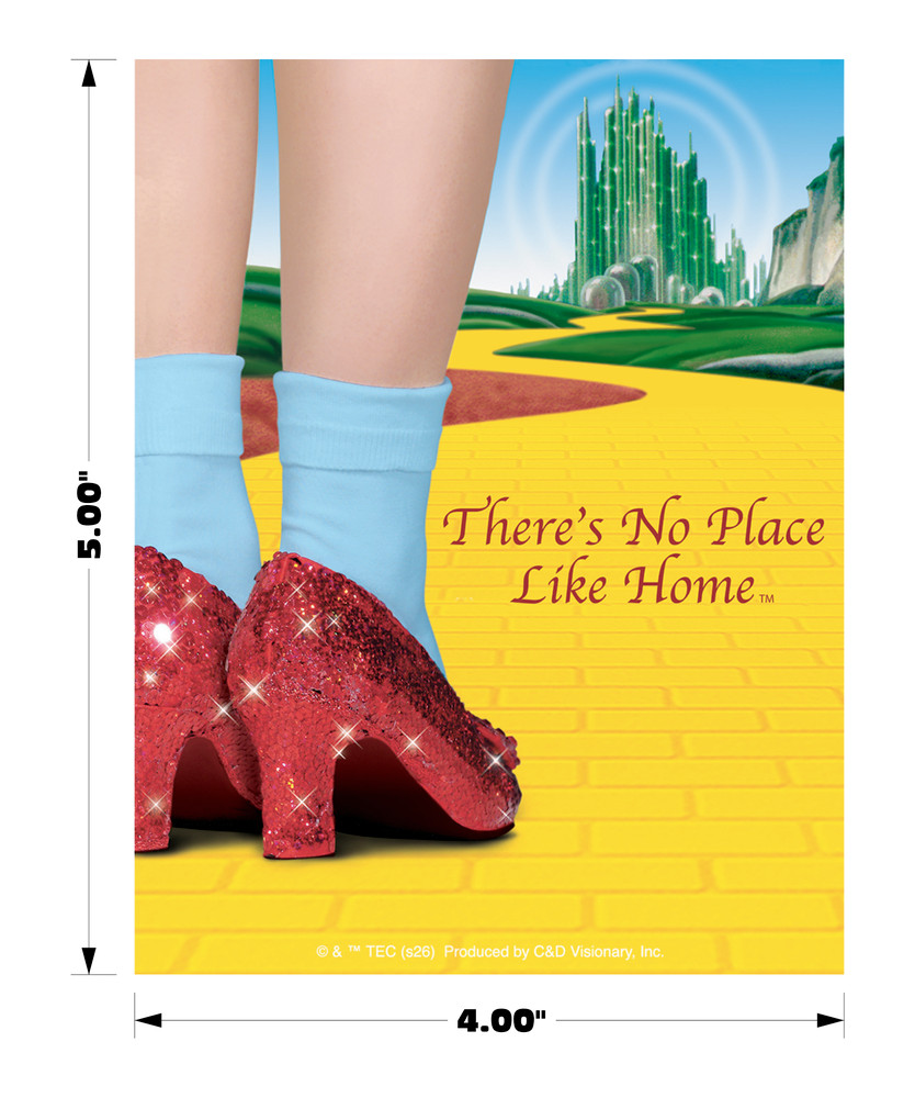 Sticker – The Wizard Of Oz Dorothy No Place Like Home 1930s Children's Movie