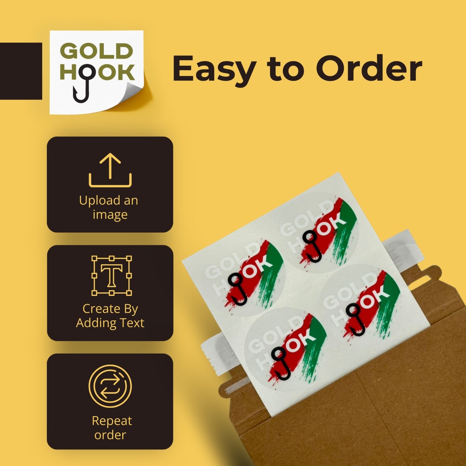 Transparent (clear) Custom stickers – Your Logo, Text, Name, 1-5 inch, Qty 100
