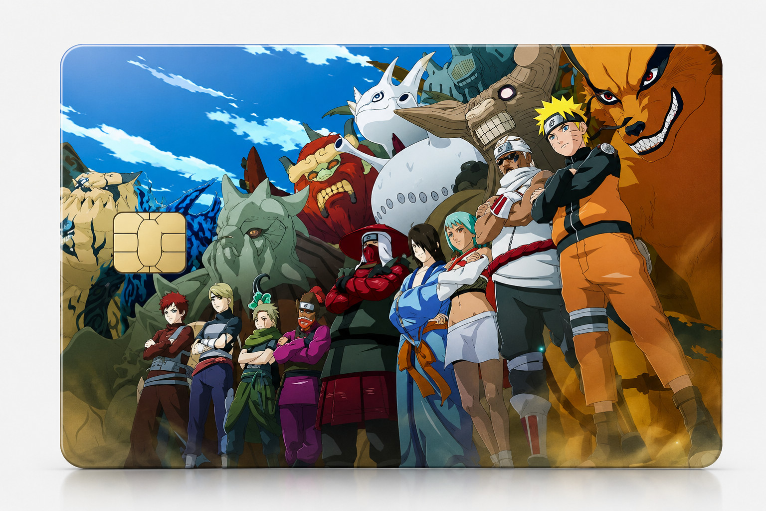 Naruto Team Naruto Themed Anime-Inspired Debit Credit Card Skins Cover