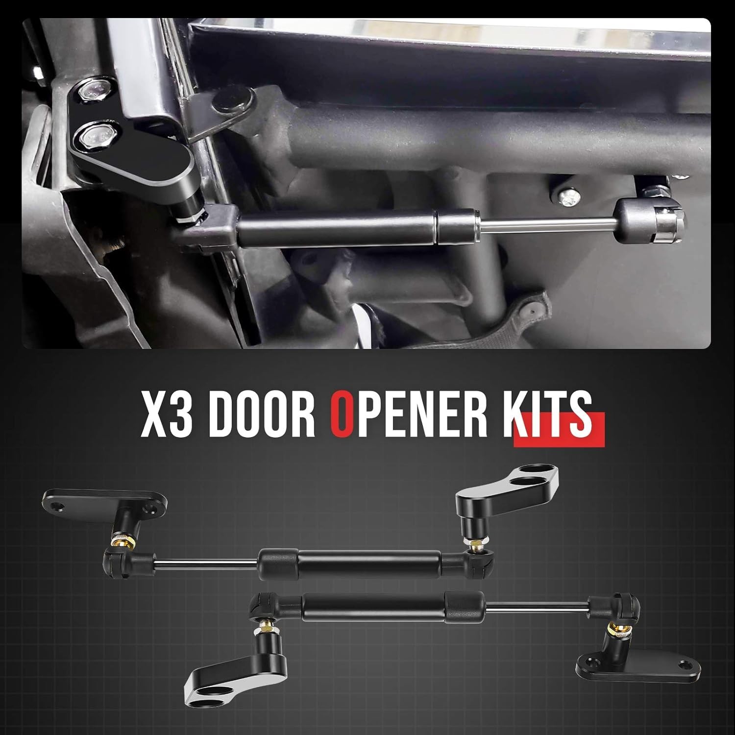 X3 Door Opener Kits Door Shocks Struts Compatible with 2017-2025 Can Am Maverick
