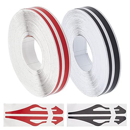 2 Rolls 64 Ft Auto Pinstripe Tape Decals – Waterproof Pin Stripe