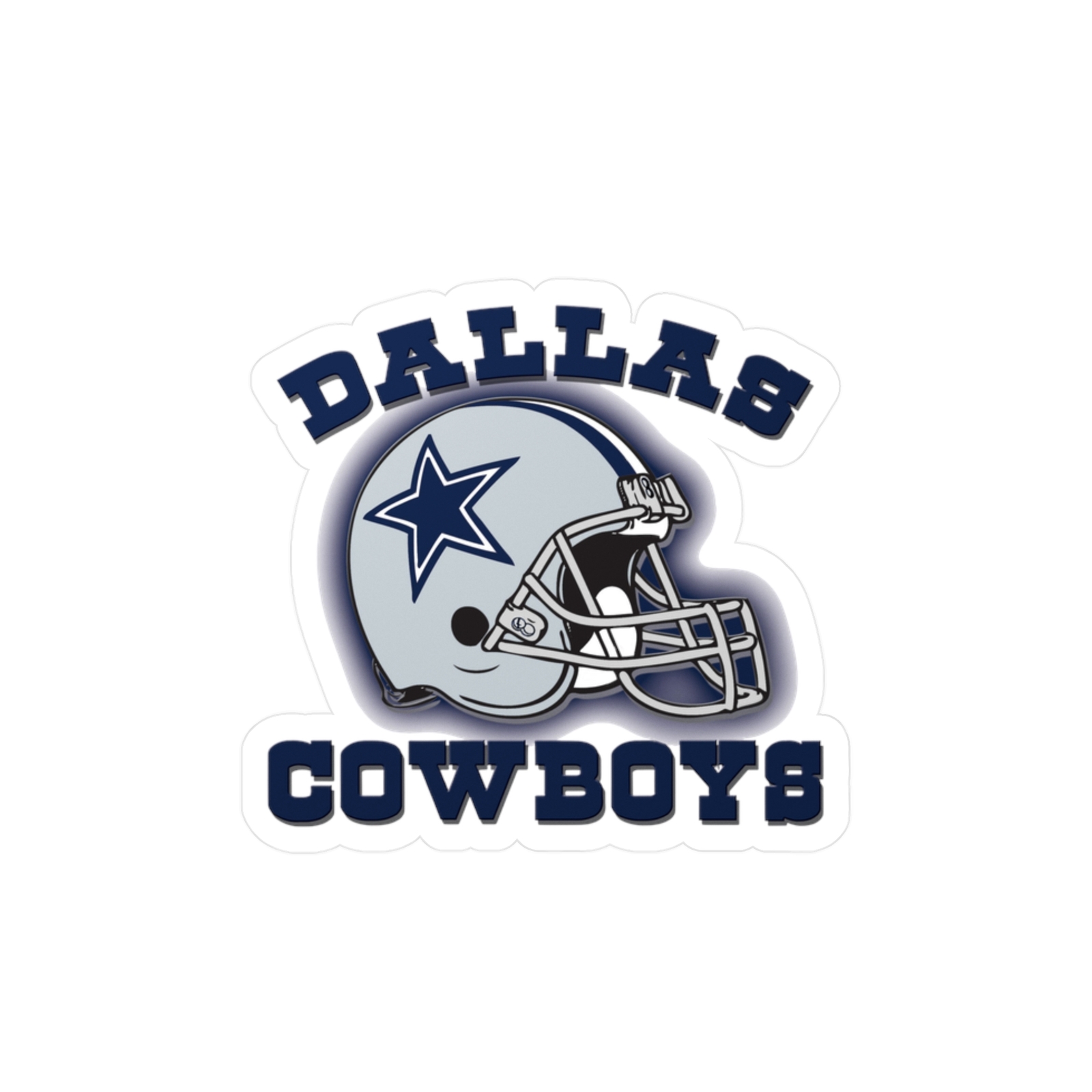 Dallas Cowboys Vinyl Decals – Sporty Custom Stickers for Fans, Car