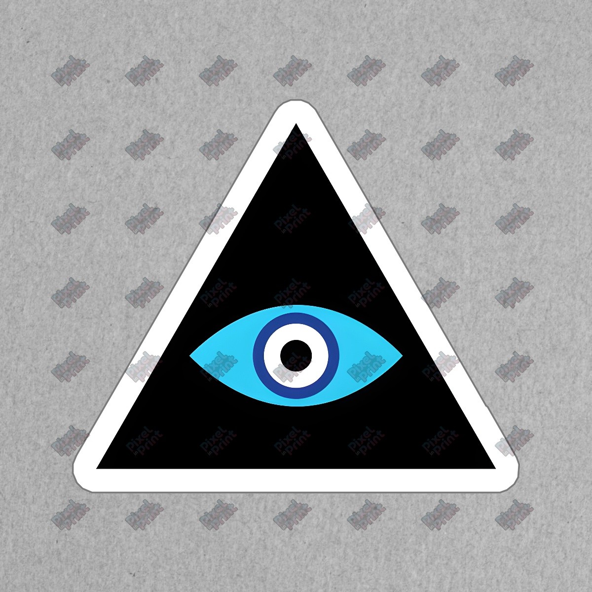 Eye of Providence Vinyl Sticker Decal Triangle Eye Symbol for Home #366305