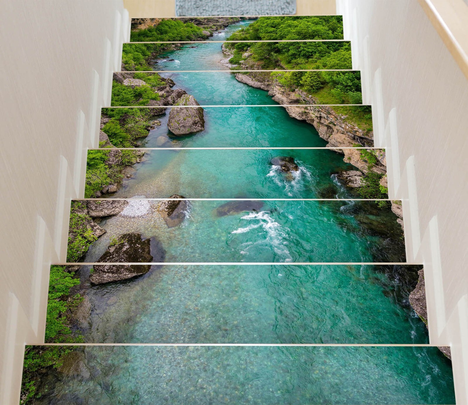 3D Charming River U967 Stair Risers Decoration Photo Mural Decal Wallpaper Romy
