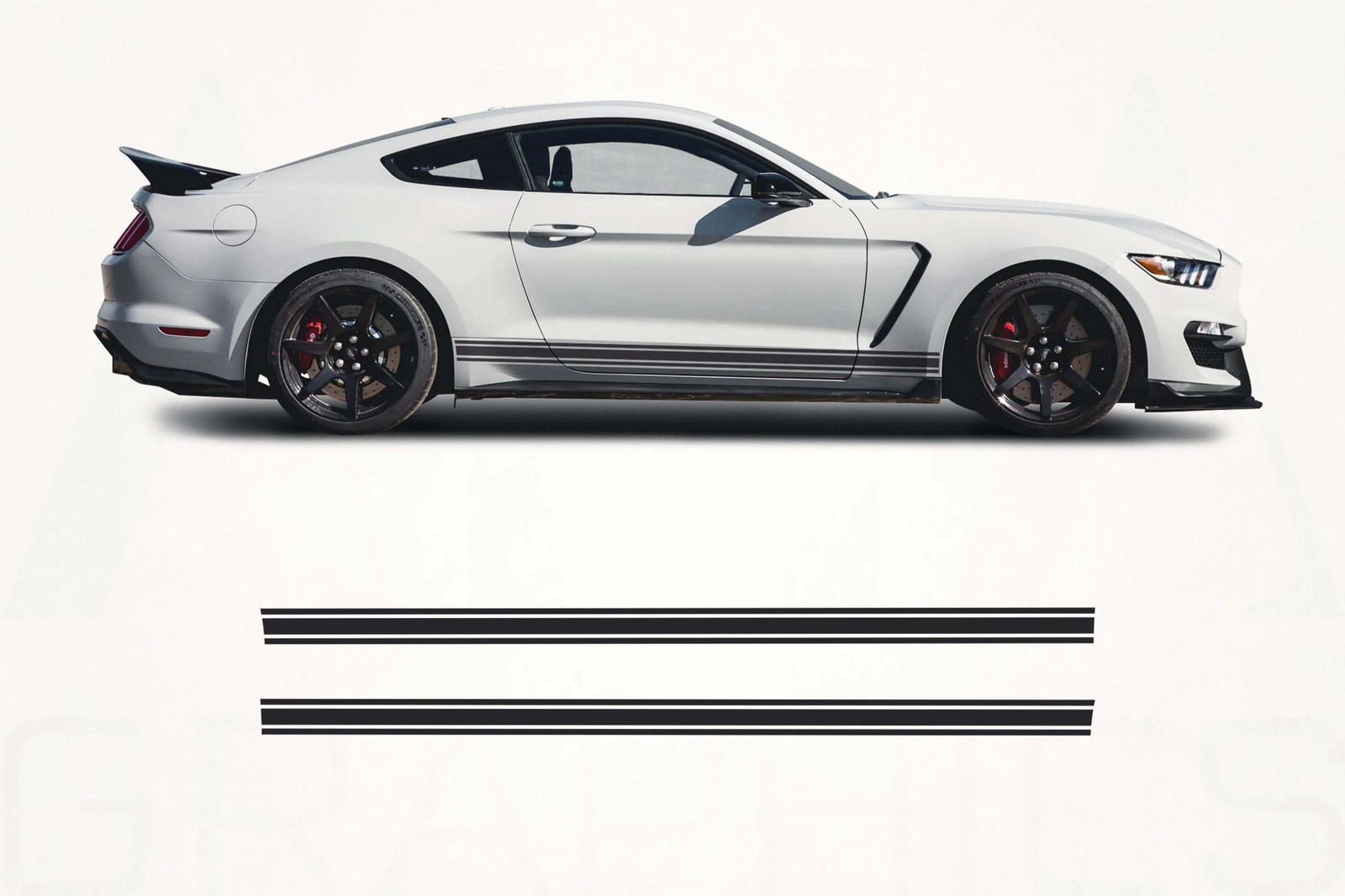 Aftermarket Ford Mustang Shelby GT 350 Side Stripes Decals