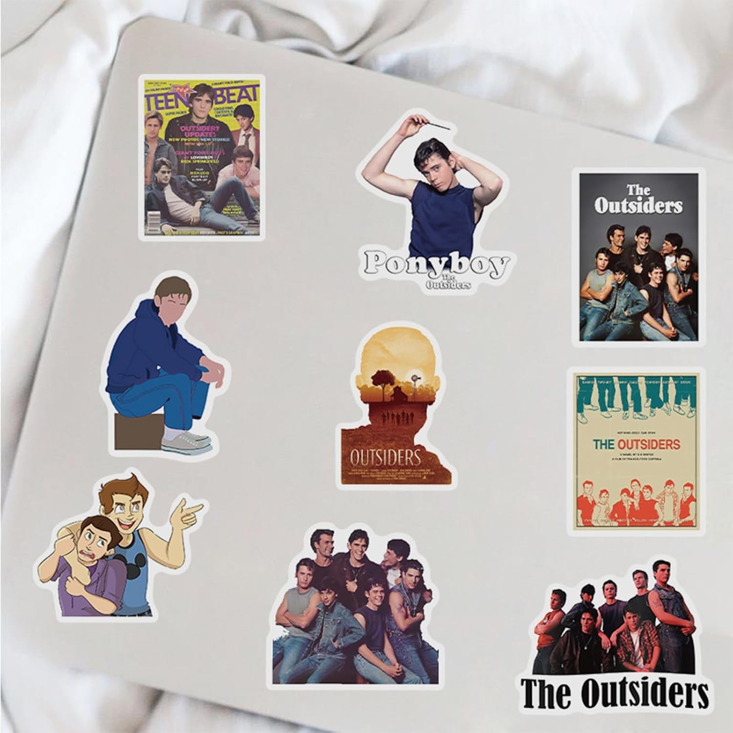 Durable 50 Pcs The Outsiders Vinyl Stickers – Perfect for Gifting & Personal Use