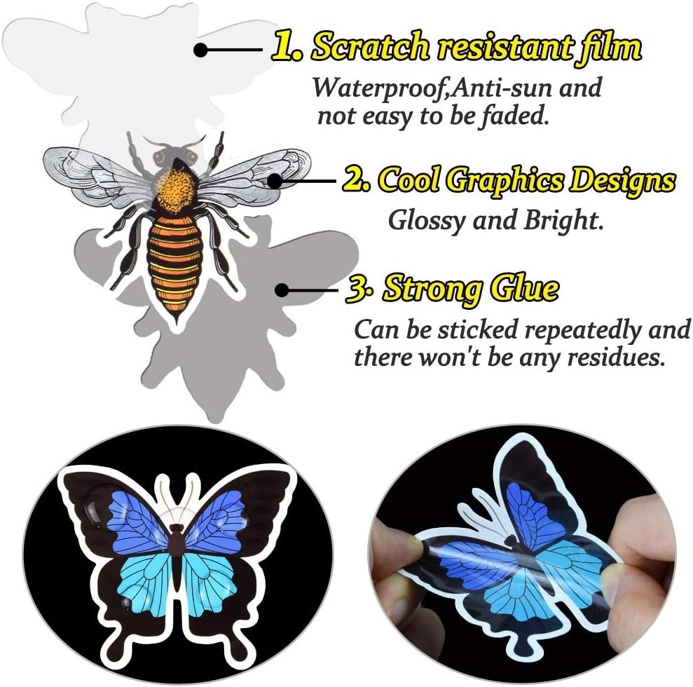 Fun Insect Vinyl Stickers for Kids – 50PCS Waterproof Decor for All Occasions