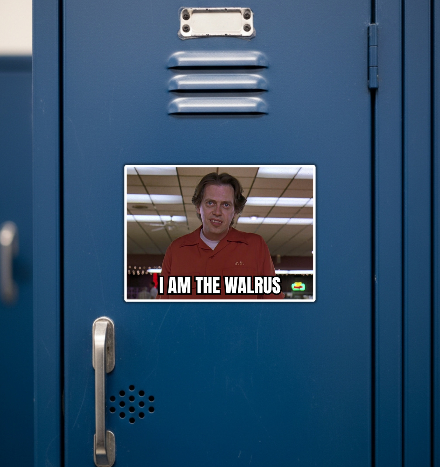 Big Lebowski I am the Walrus Fridge Magnet or Laptop Sticker