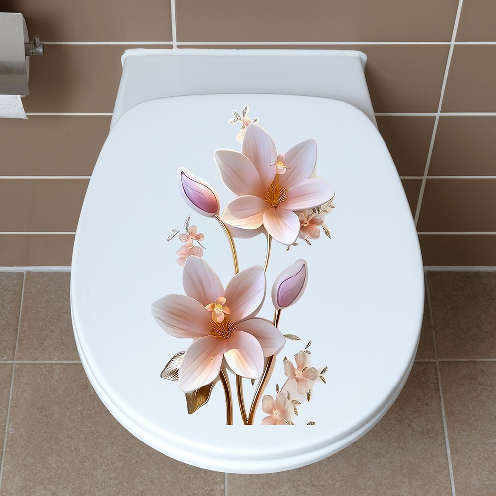 Vibrant and Stylish Wall Decor featuring 3D Floral Patterns Easy to Apply