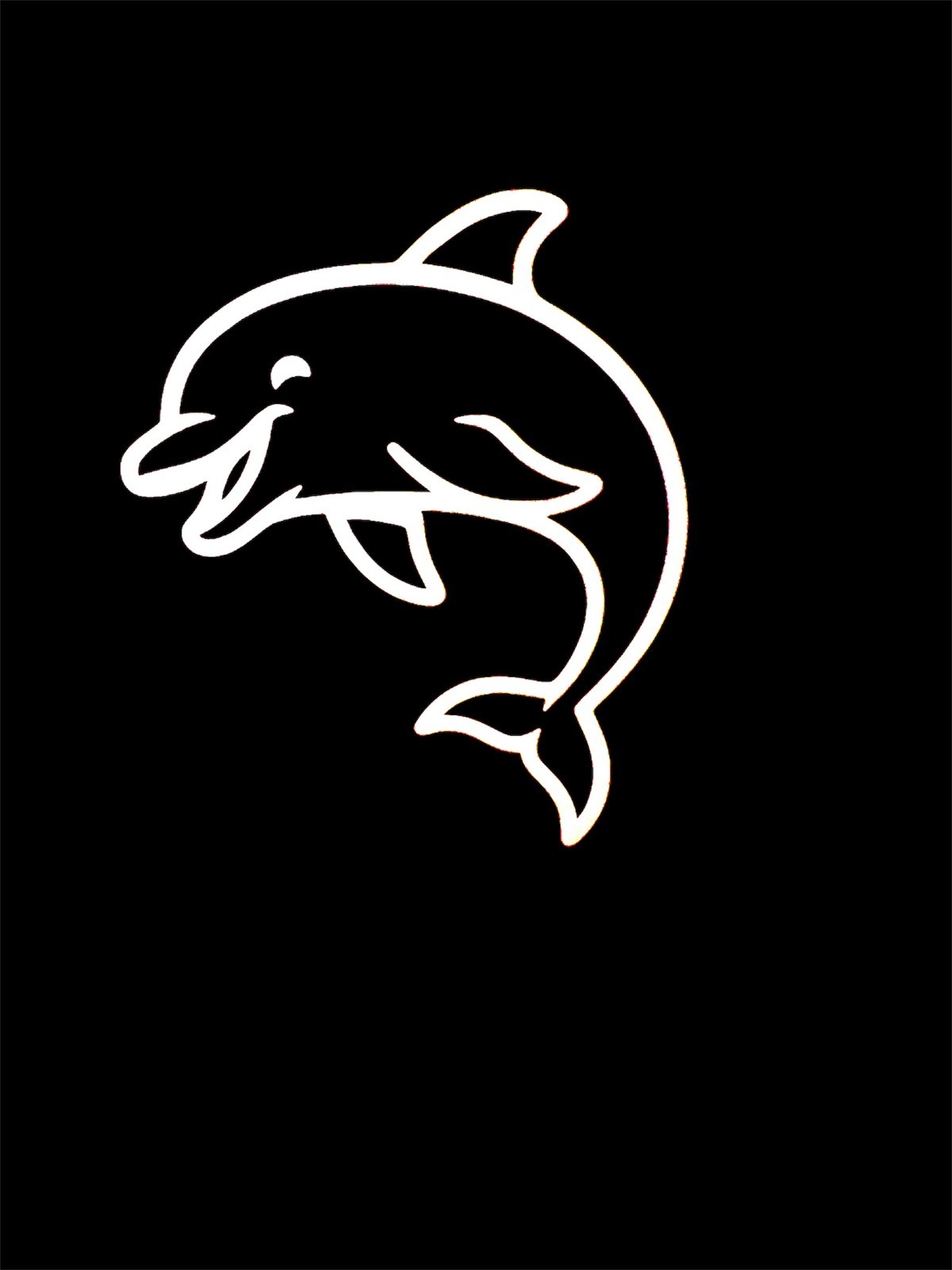 Dolphin Decal for car Windows Laptops most Smooth Surfaces
