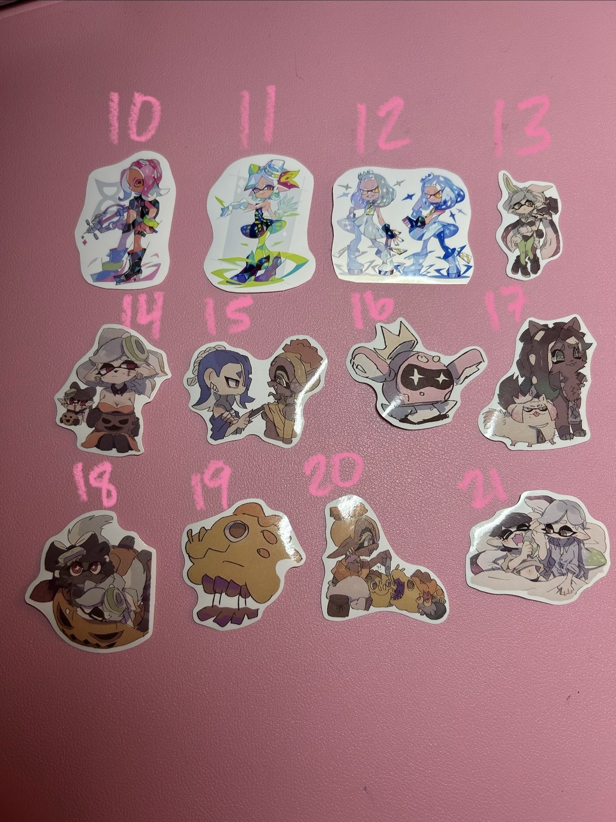 Splatoon, Final Fantasy And More Anime Stickers