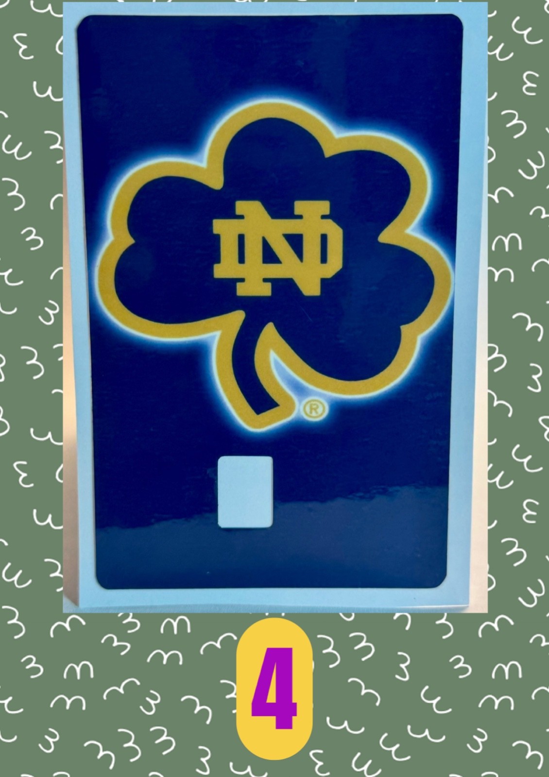 NOTRE DAME HIGH QUALITY CREDIT DEBIT CARD SKINS DECALS