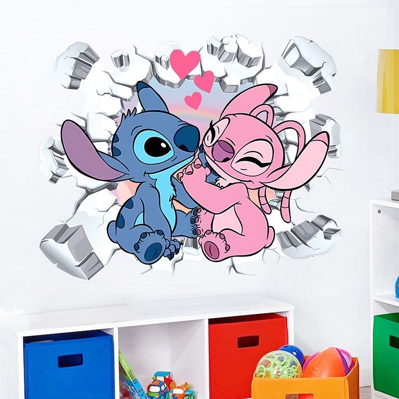STITCH Kids Nursery Wall Stickers Bedroom Decal Art Vinyl Decals 20 Styles