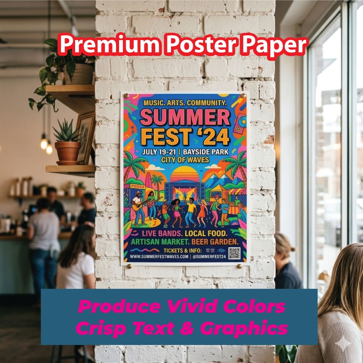 Large Posters Prints on Premium Semi Matte Photo Paper