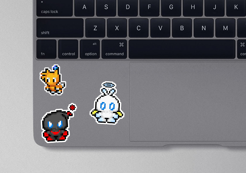Sonic the Hedgehog Waterproof Vinyl Stickers Set 7