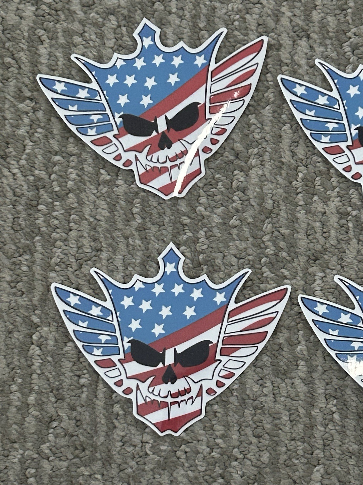 Cody Rhodes American Nightmare Stickers Set Of 4 2×3 in Laminated Scratch Resist