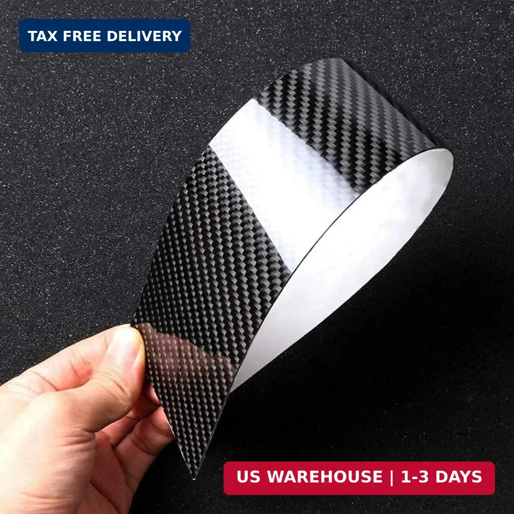 6PCS Car Window B C Pillars Stickers Decal Carbon Fiber Trim Compatible with BMW