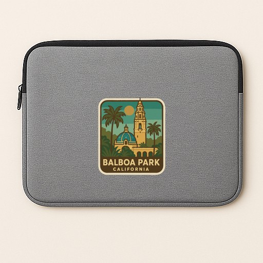Balboa Park California Iron On Heat Transfer Vinyl HTV Die-Cut Symbolic Landmark