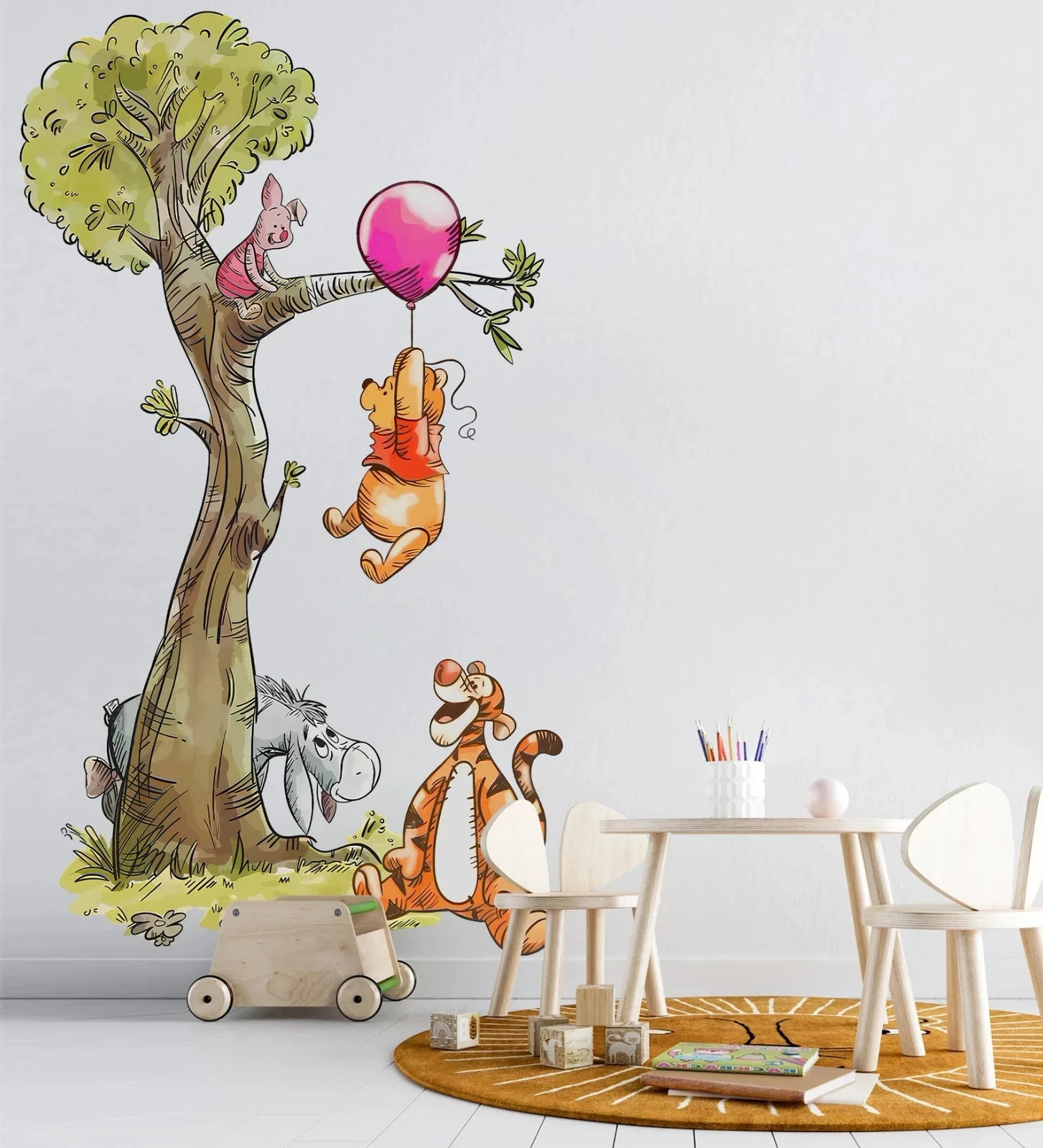Share Winnie the Pooh Wall Decal Wall Sticker Kids Room Nursery Piglet Tigger