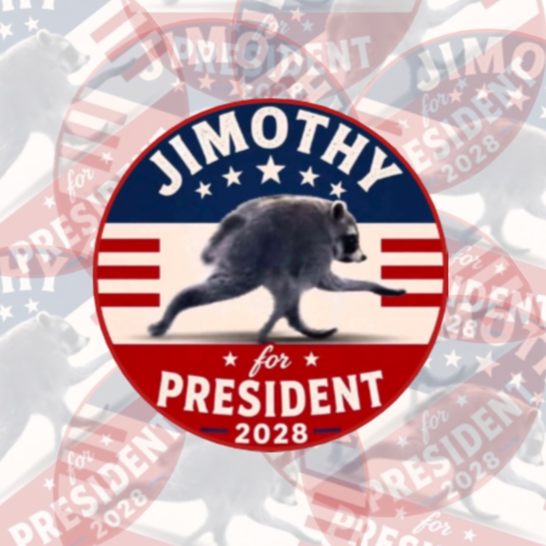 Jimothy for President 3" Sticker
