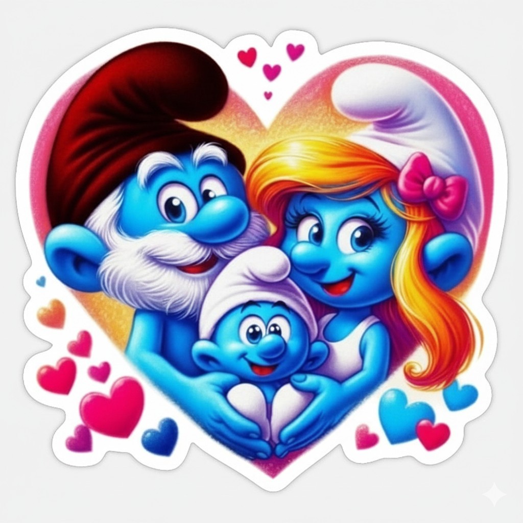 Smurfs Stickers Decal Phone Laptop PICK ONE