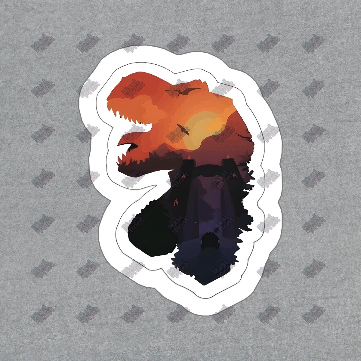 Artistic T Rex Vinyl Sticker Dinosaur Decal for Kids & Adults Perfect #965145