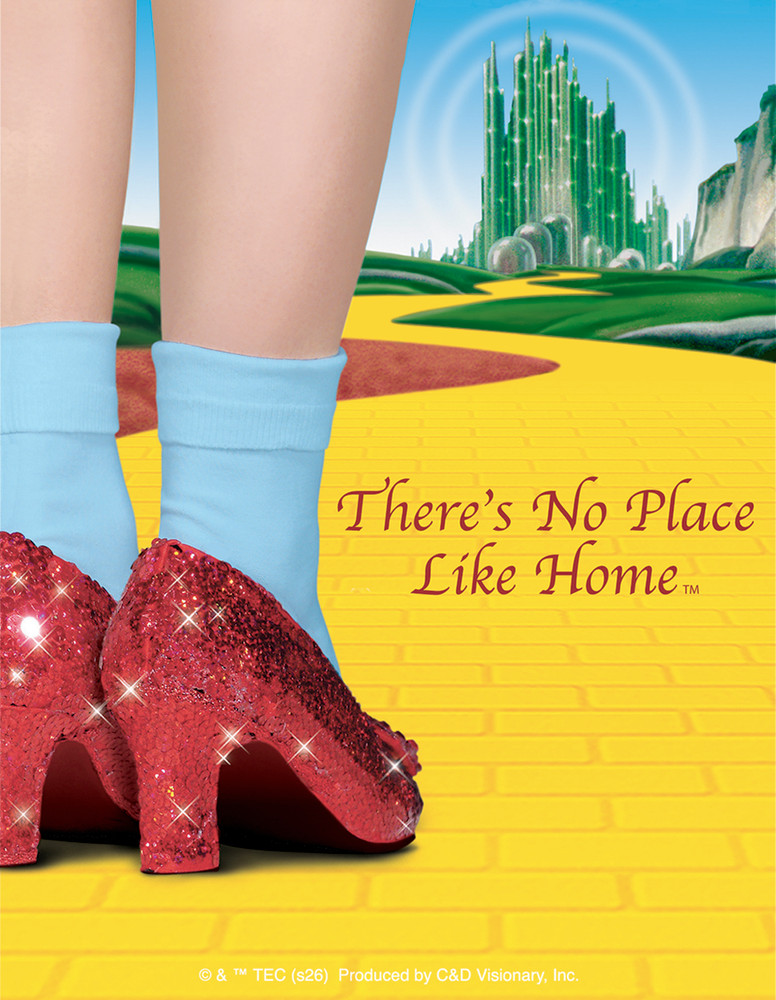 Sticker – The Wizard Of Oz Dorothy No Place Like Home 1930s Children's Movie