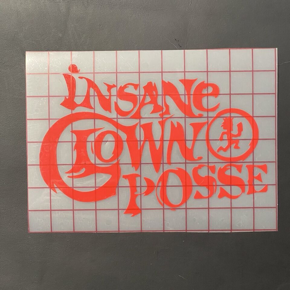 Insane Clown Posse Car Decal Vinyl Glossy Band Logo Bumper Sticker Juggalo