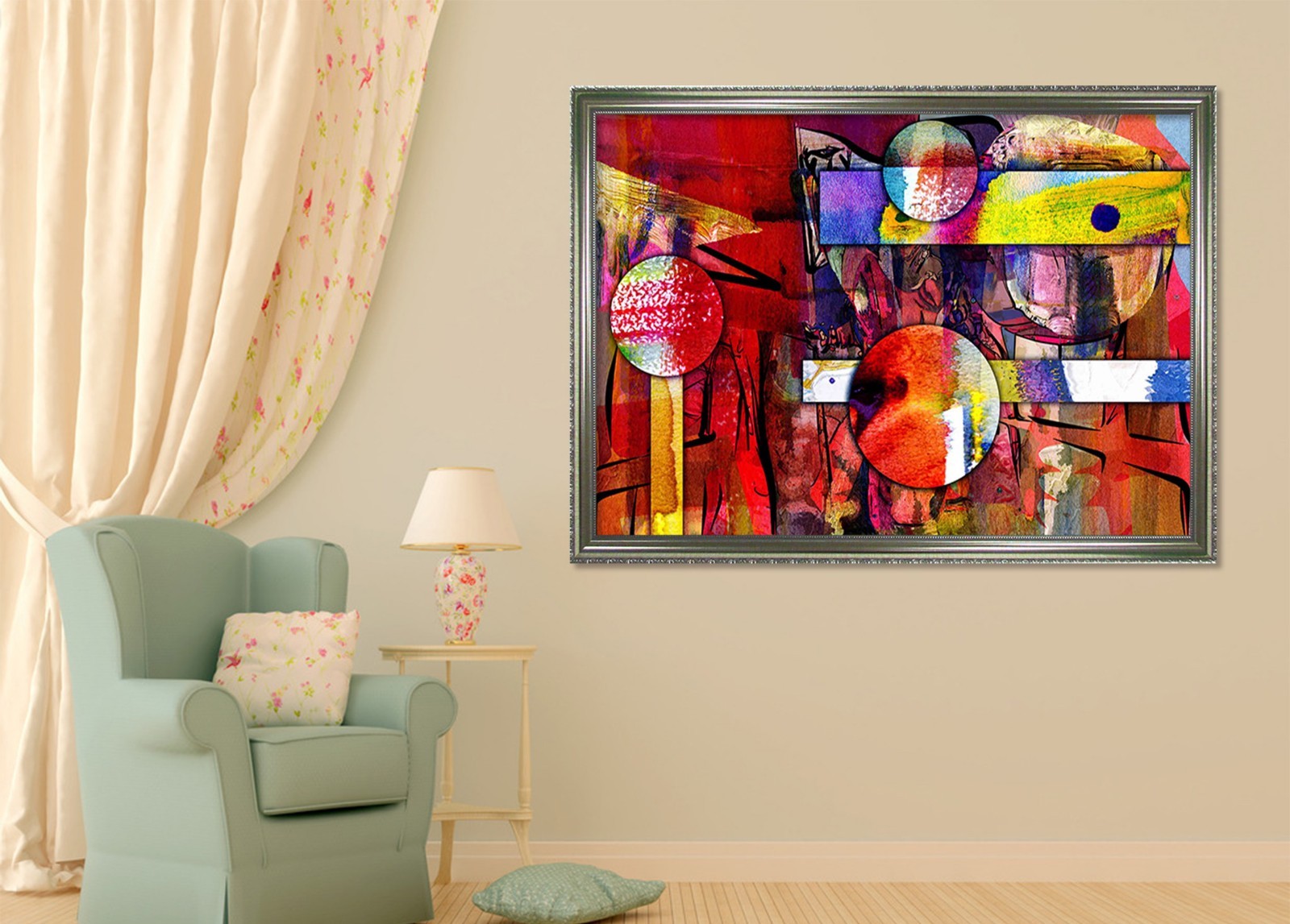 3D Art Graffiti 4 Fake Framed Poster Home Decor Print Painting Unique Art Summer