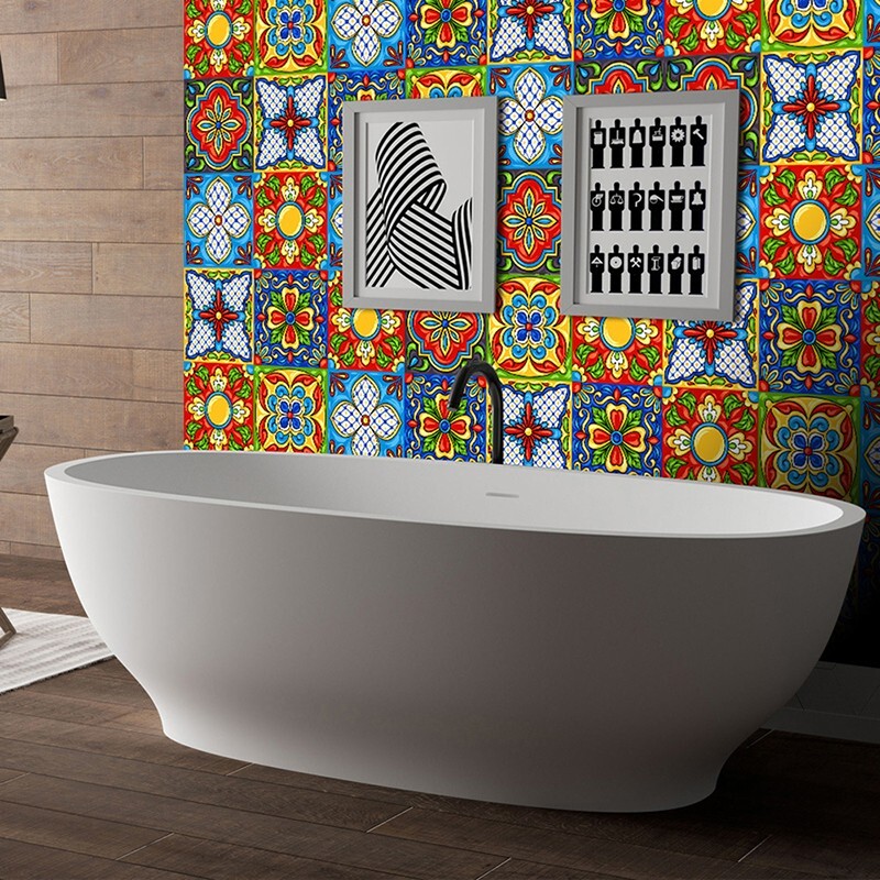 20 X Mexican Peel & for TILE er Mosaic Backsplash Decor