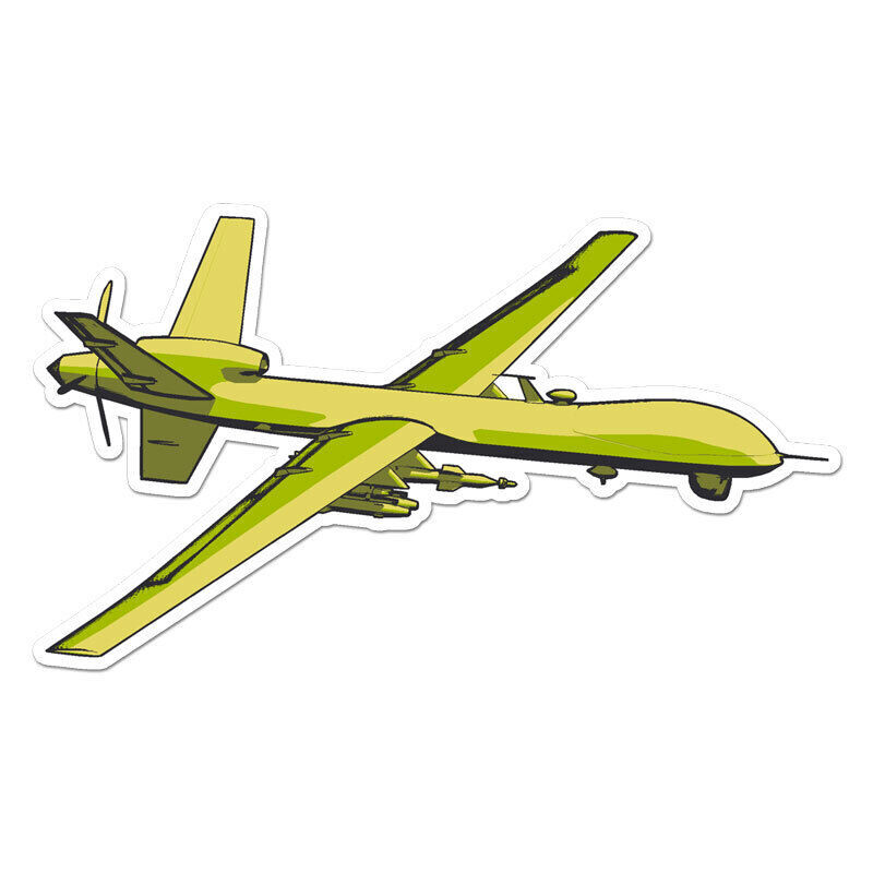 Attack Drone Missiles Sticker Decal