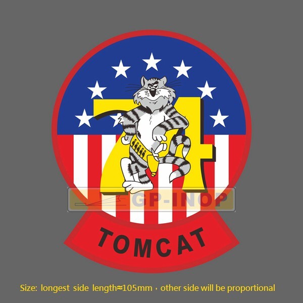 F-14 VF-74 TOMCAT Vinyl Sticker luggage laptop skateboard car Sticker