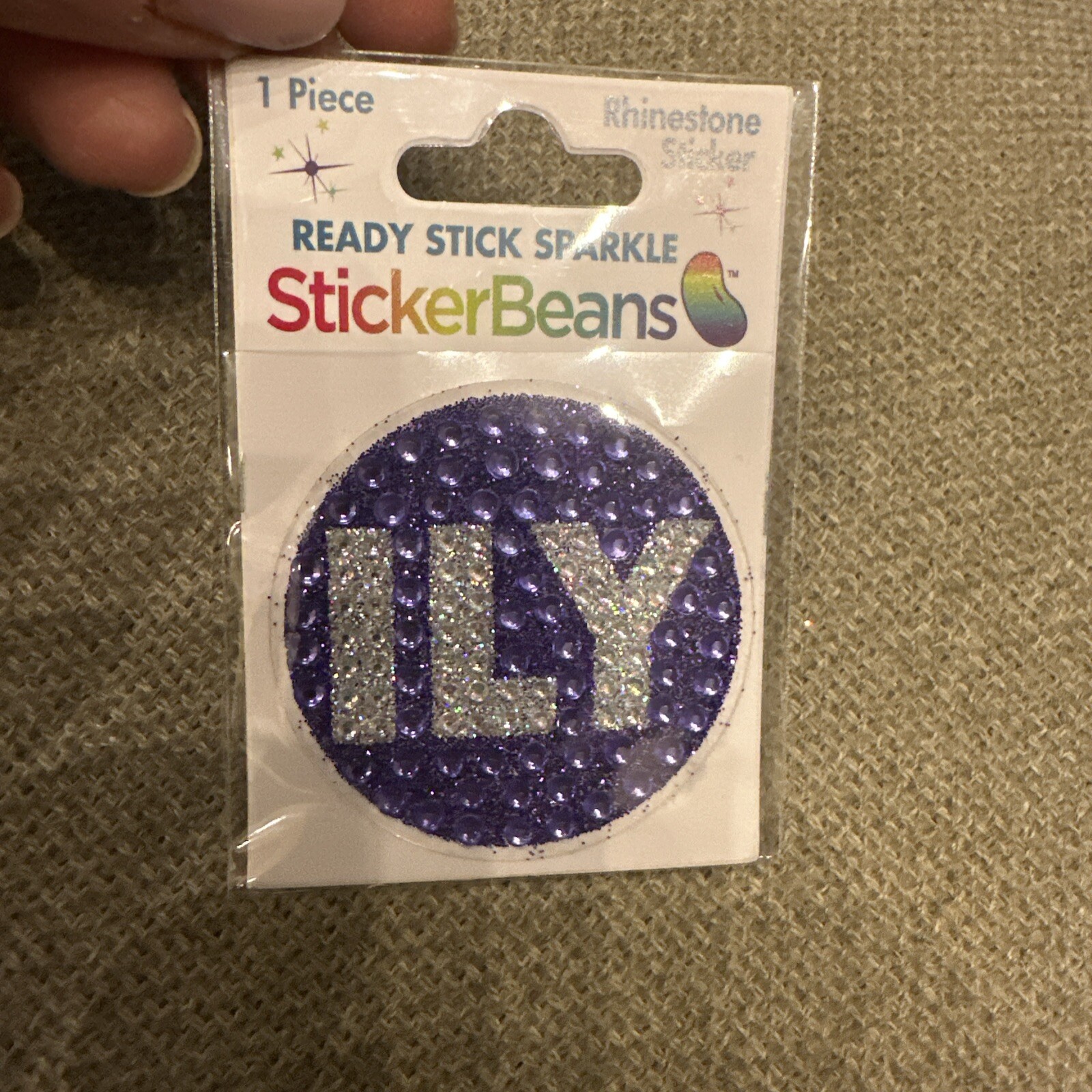 NEW StickerBeans Lavender ILY 2” Sticker