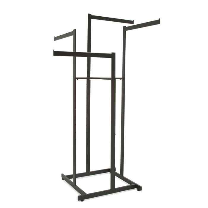 Econoco K80/MAB 4-Way High Capacity Garment Rack with Straight Arms