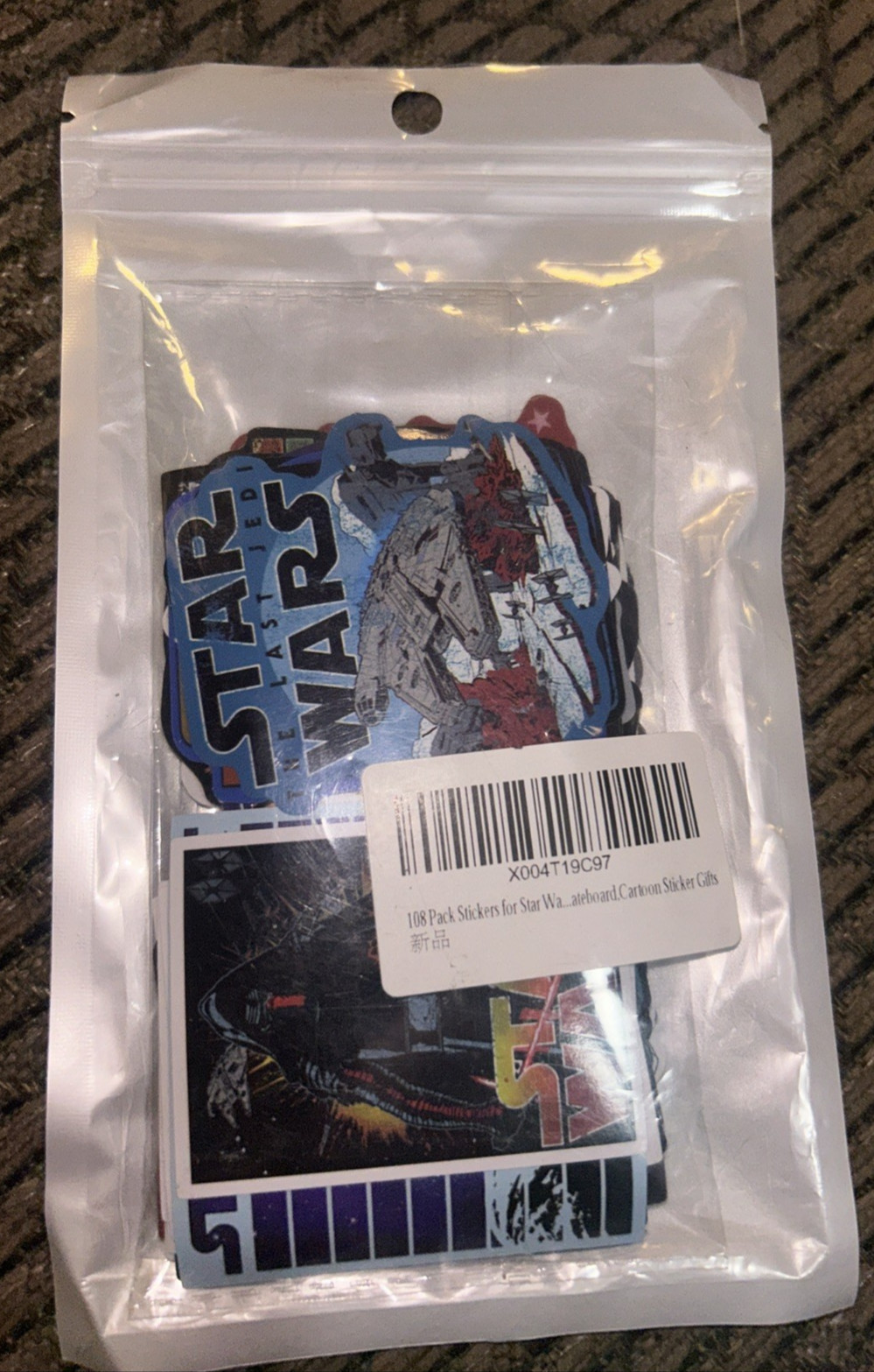 108 Pack of Star Wars Stickers Bomb Laptop Skateboard Luggage Graffiti Decals